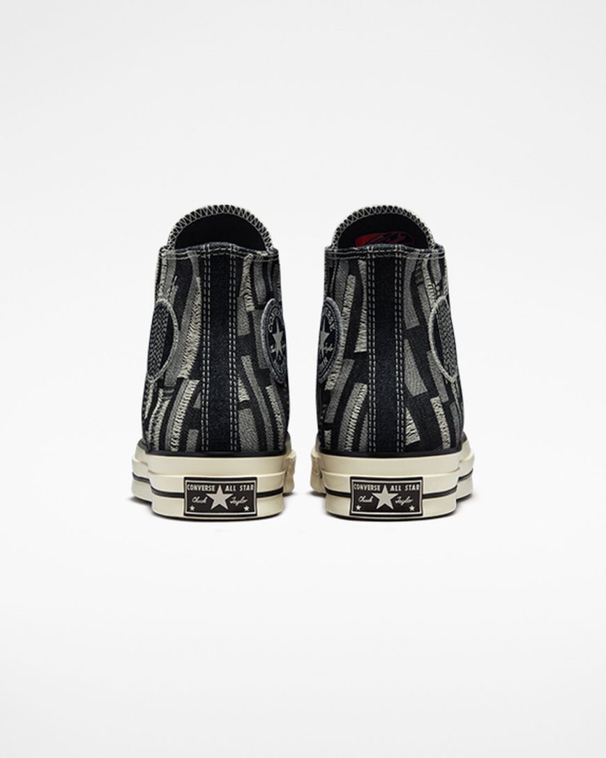 Men's Converse Chuck 70 Workwear Denim High Top Shoes Obsidian / Black | AU 1E9C6P